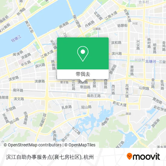 滨江自助办事服务点(襄七房社区)地图