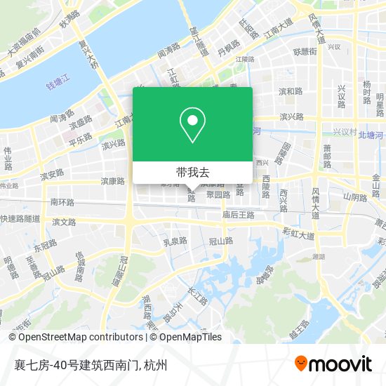 襄七房-40号建筑西南门地图