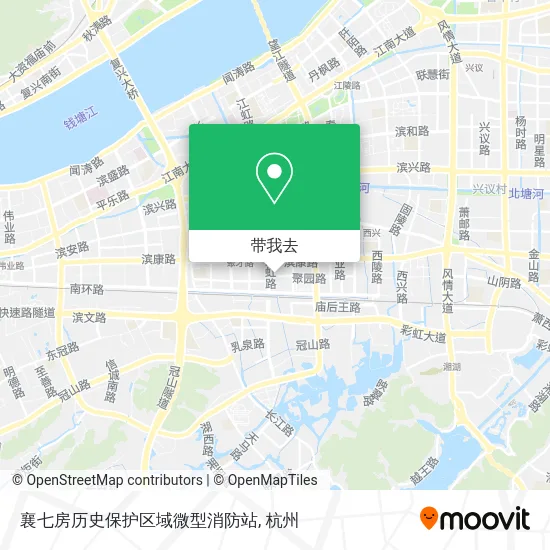 襄七房历史保护区域微型消防站地图