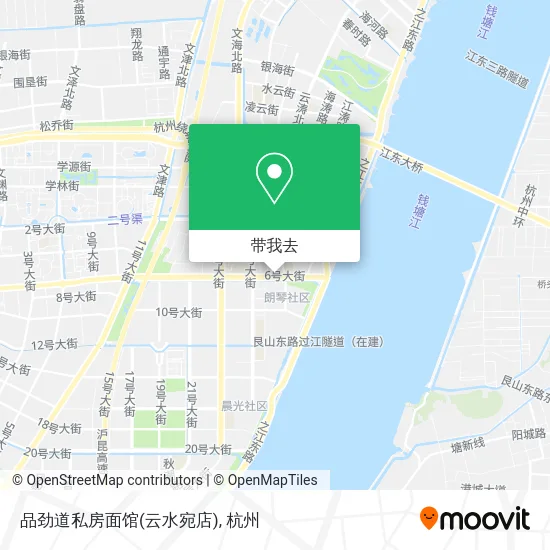 品劲道私房面馆(云水宛店)地图