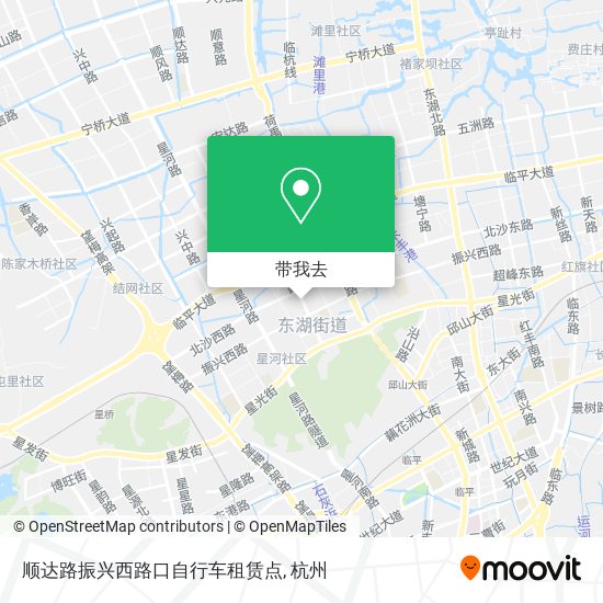顺达路振兴西路口自行车租赁点地图
