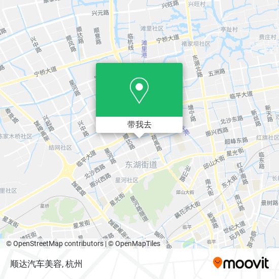 顺达汽车美容地图