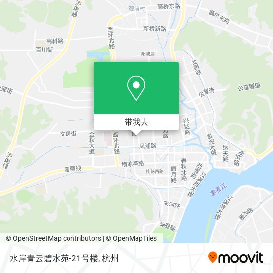 水岸青云碧水苑-21号楼地图