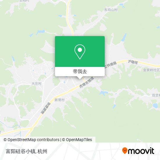 富阳硅谷小镇地图