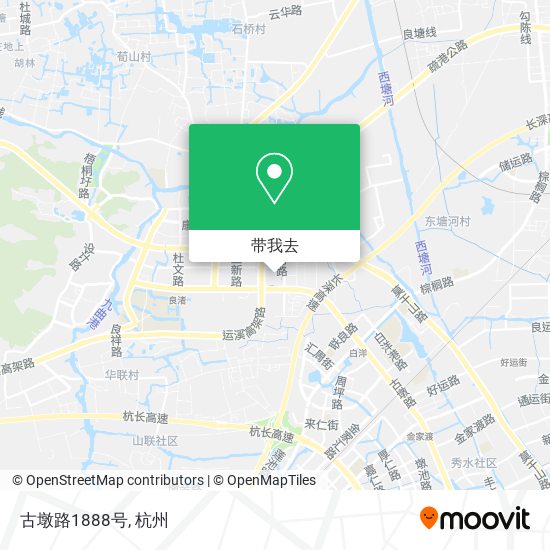 古墩路1888号地图