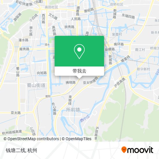 钱塘二线地图