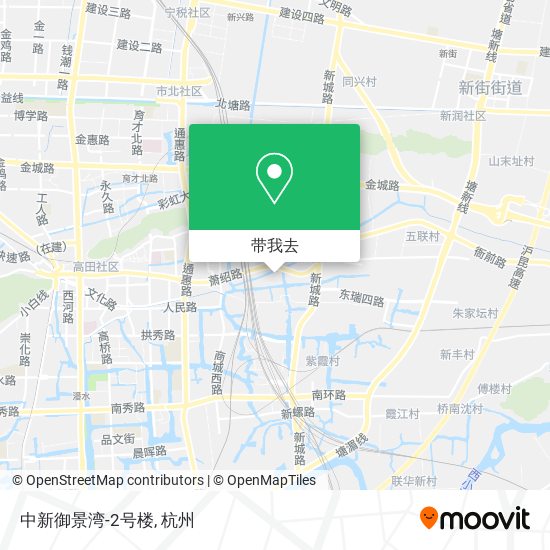中新御景湾-2号楼地图