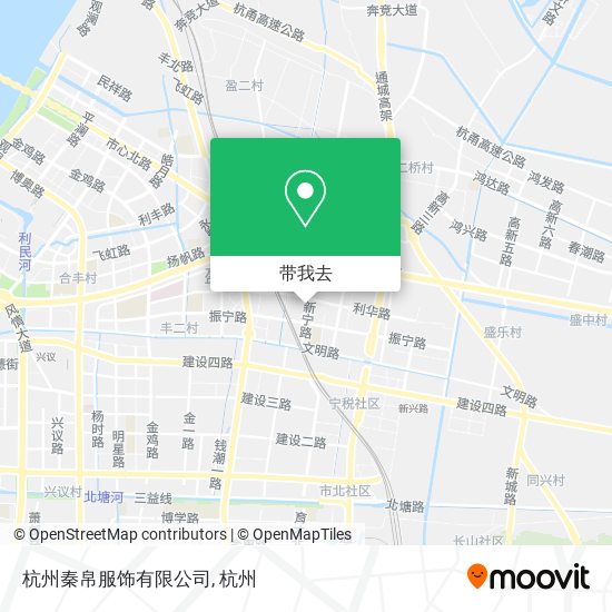 杭州秦帛服饰有限公司地图