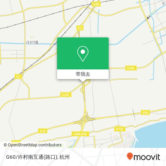 G60/许村南互通(路口)地图