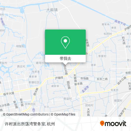 许村派出所荡湾警务室地图