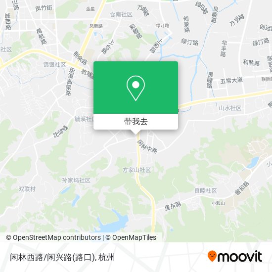 闲林西路/闲兴路(路口)地图