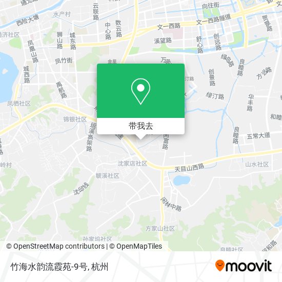 竹海水韵流霞苑-9号地图