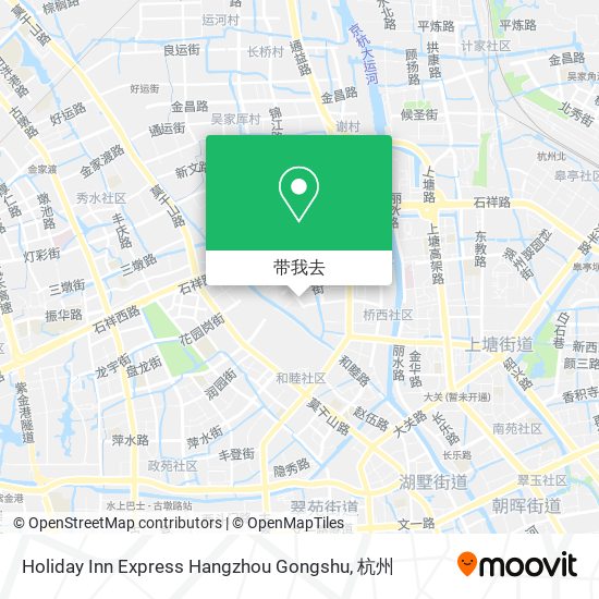 Holiday Inn Express Hangzhou Gongshu地图