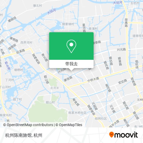 杭州陈南旅馆地图