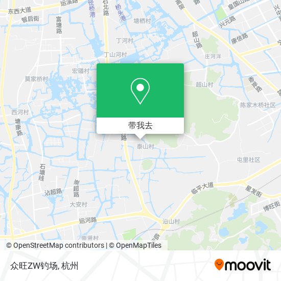 众旺ZW钓场地图