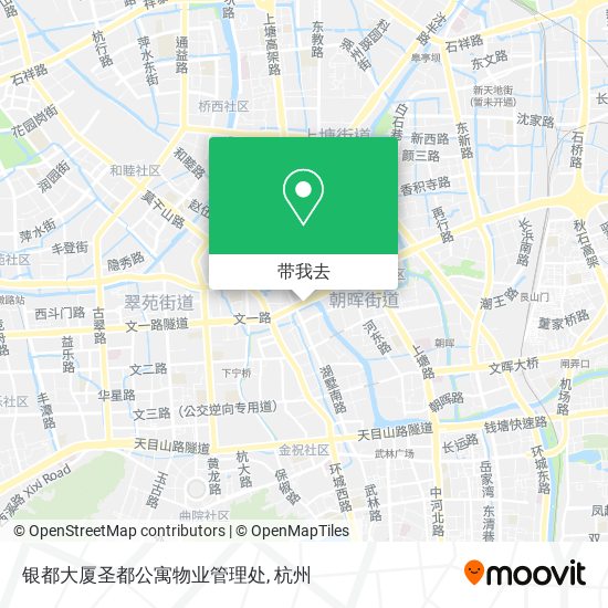银都大厦圣都公寓物业管理处地图