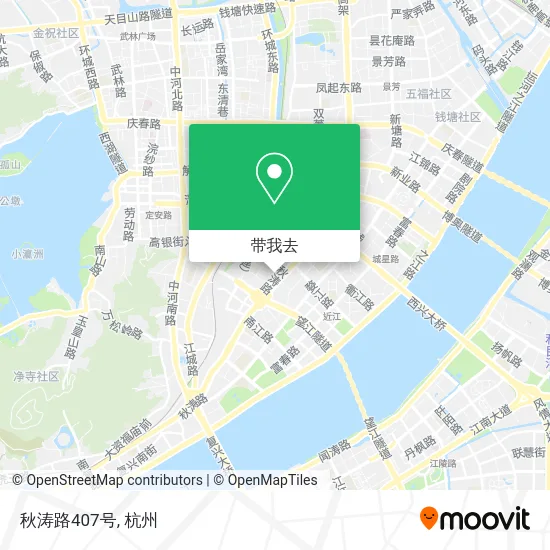 秋涛路407号地图