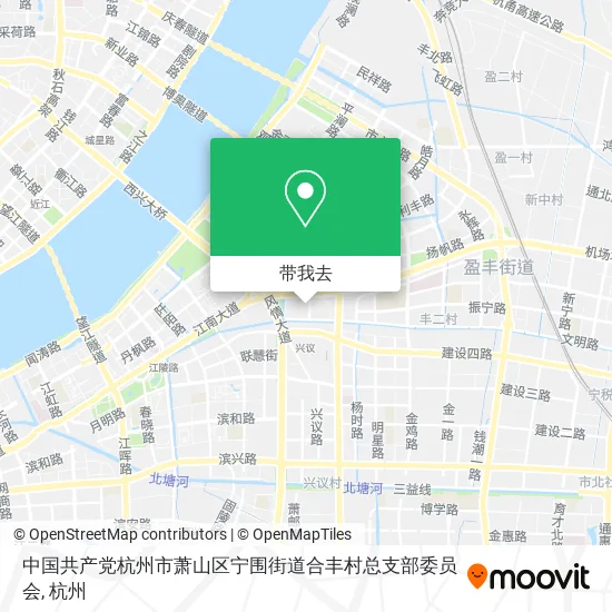 中国共产党杭州市萧山区宁围街道合丰村总支部委员会地图