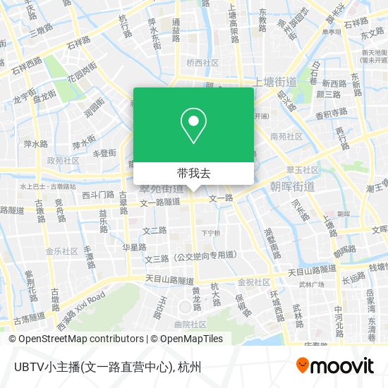 UBTV小主播(文一路直营中心)地图