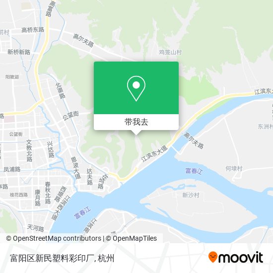 富阳区新民塑料彩印厂地图