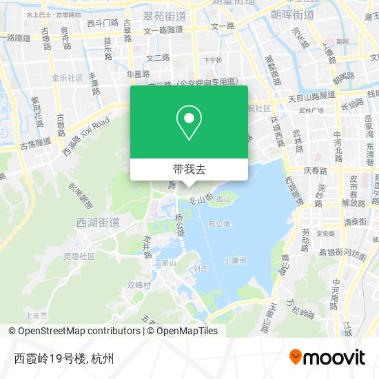 西霞岭19号楼地图
