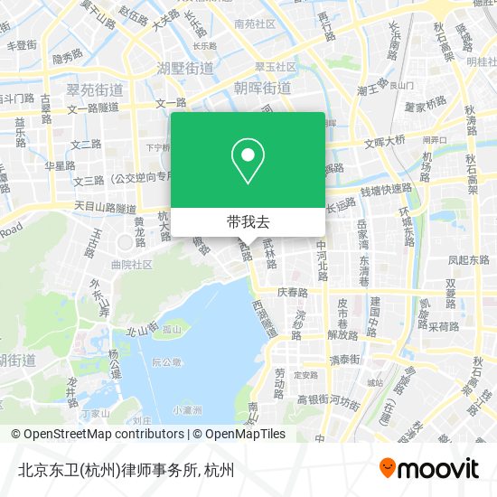 北京东卫(杭州)律师事务所地图