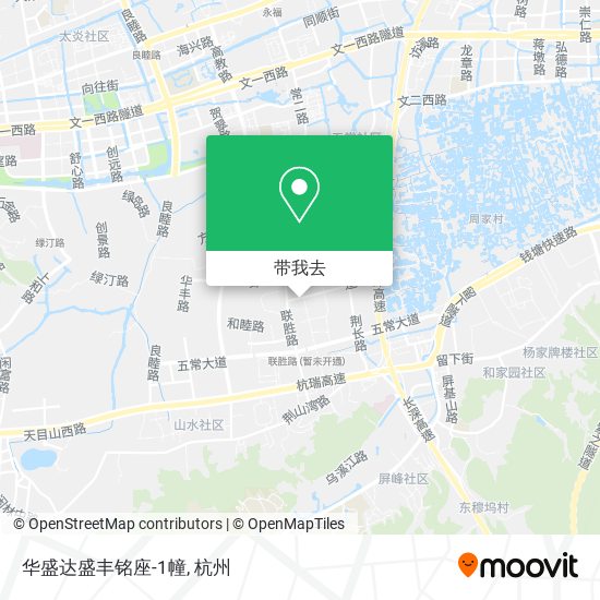 华盛达盛丰铭座-1幢地图