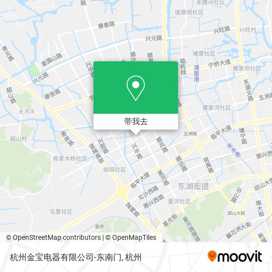 杭州金宝电器有限公司-东南门地图