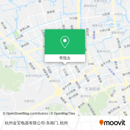 杭州金宝电器有限公司-东南门地图