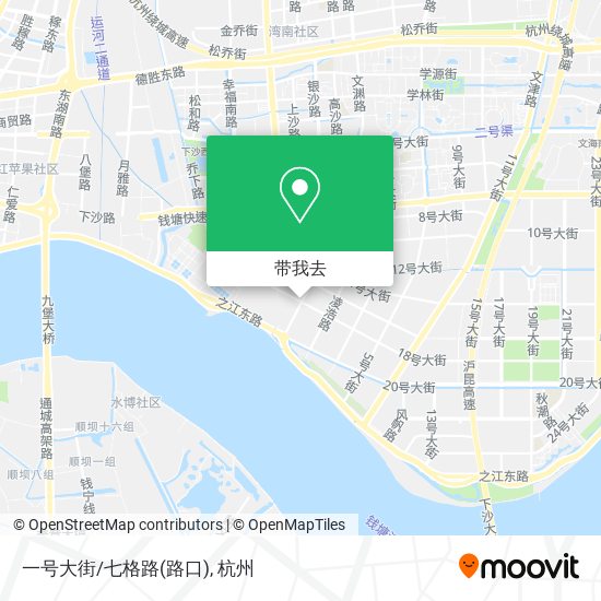 一号大街/七格路(路口)地图