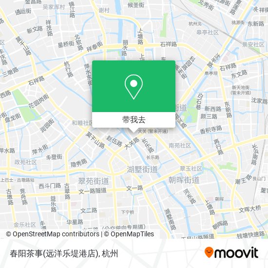 春阳茶事(远洋乐堤港店)地图