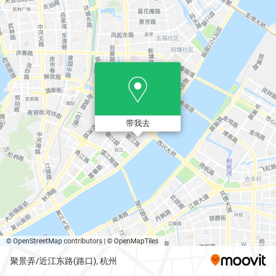 聚景弄/近江东路(路口)地图