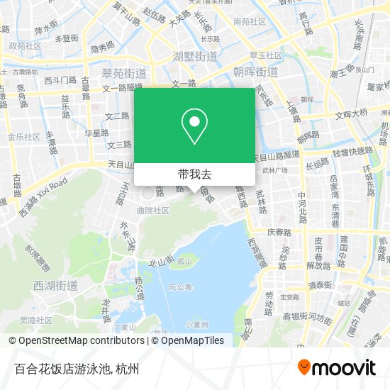 百合花饭店游泳池地图
