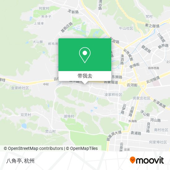 八角亭地图