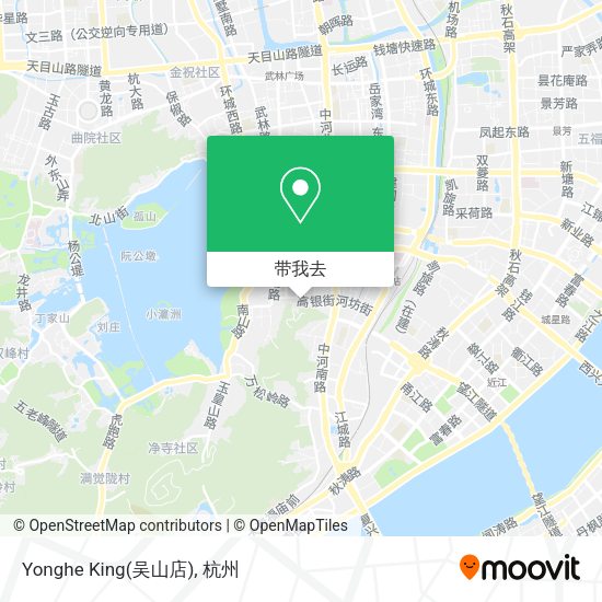 Yonghe King(吴山店)地图