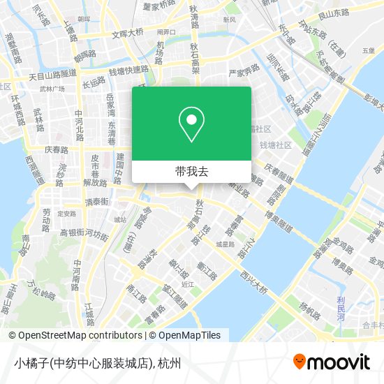 小橘子(中纺中心服装城店)地图