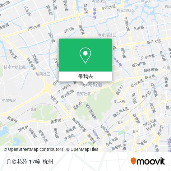 月欣花苑-17幢地图