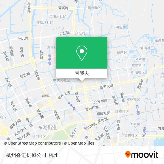 杭州叠进机械公司地图