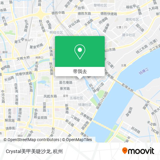 Crystal美甲美睫沙龙地图