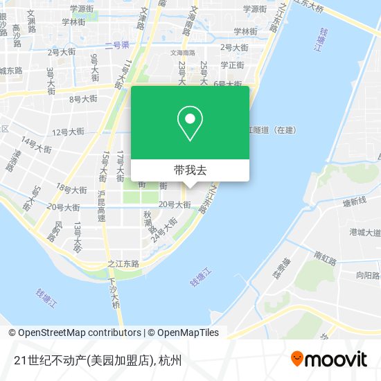 21世纪不动产(美园加盟店)地图