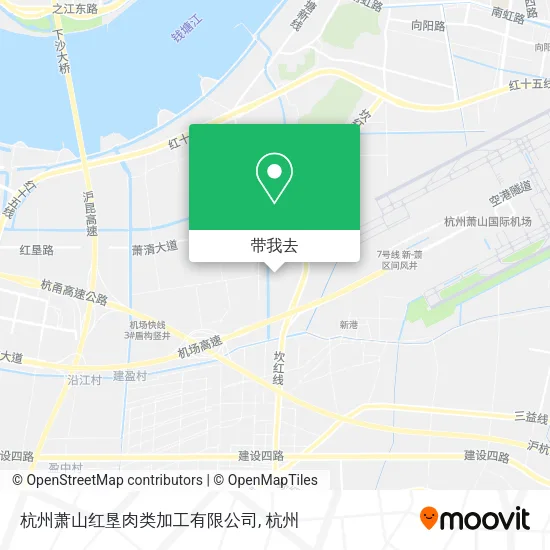 杭州萧山红垦肉类加工有限公司地图