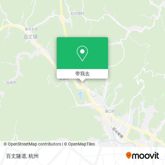 百丈隧道地图