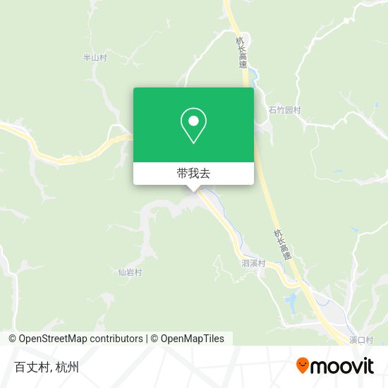 百丈村地图