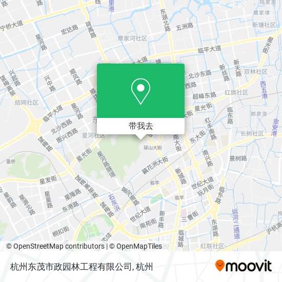 杭州东茂市政园林工程有限公司地图