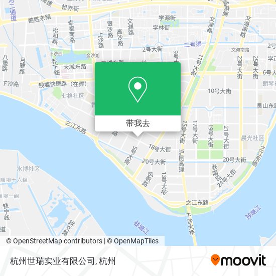 杭州世瑞实业有限公司地图