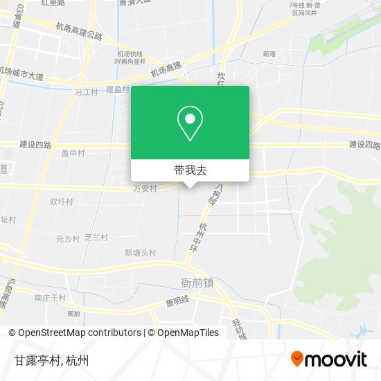 甘露亭村地图