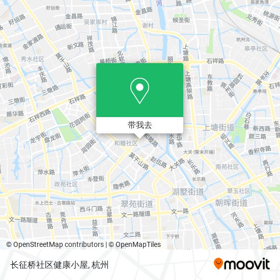 长征桥社区健康小屋地图