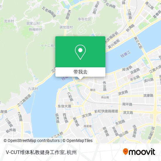 V-CUT维体私教健身工作室地图