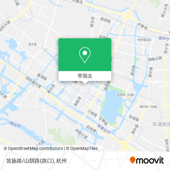 笛扬路/山阴路(路口)地图