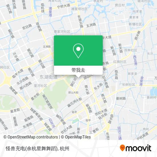 怪兽充电(余杭星舞舞蹈)地图
